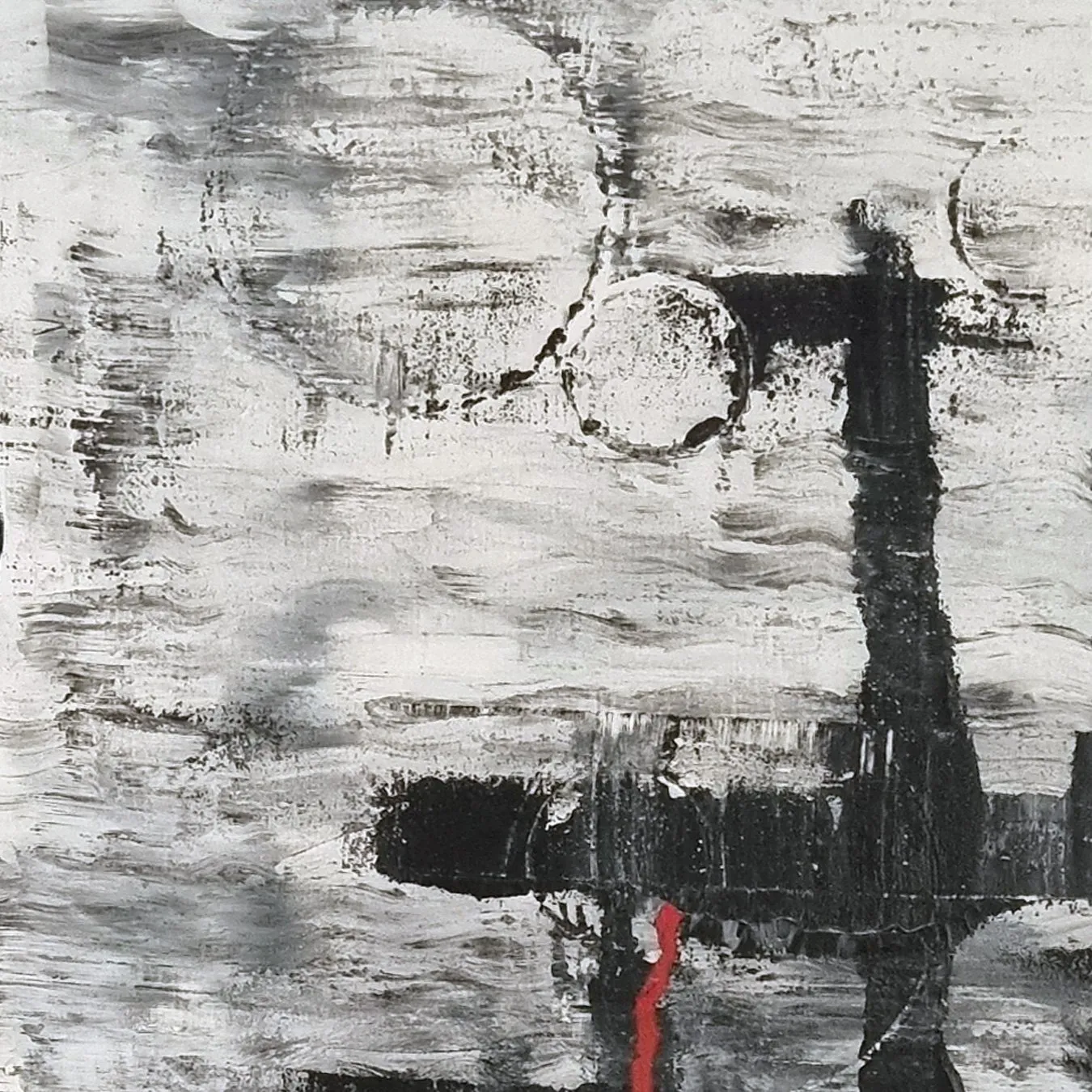 Turmspringer Detail Kunst auf Keilrahmen von Rike WolkeSieben Contemporary Art