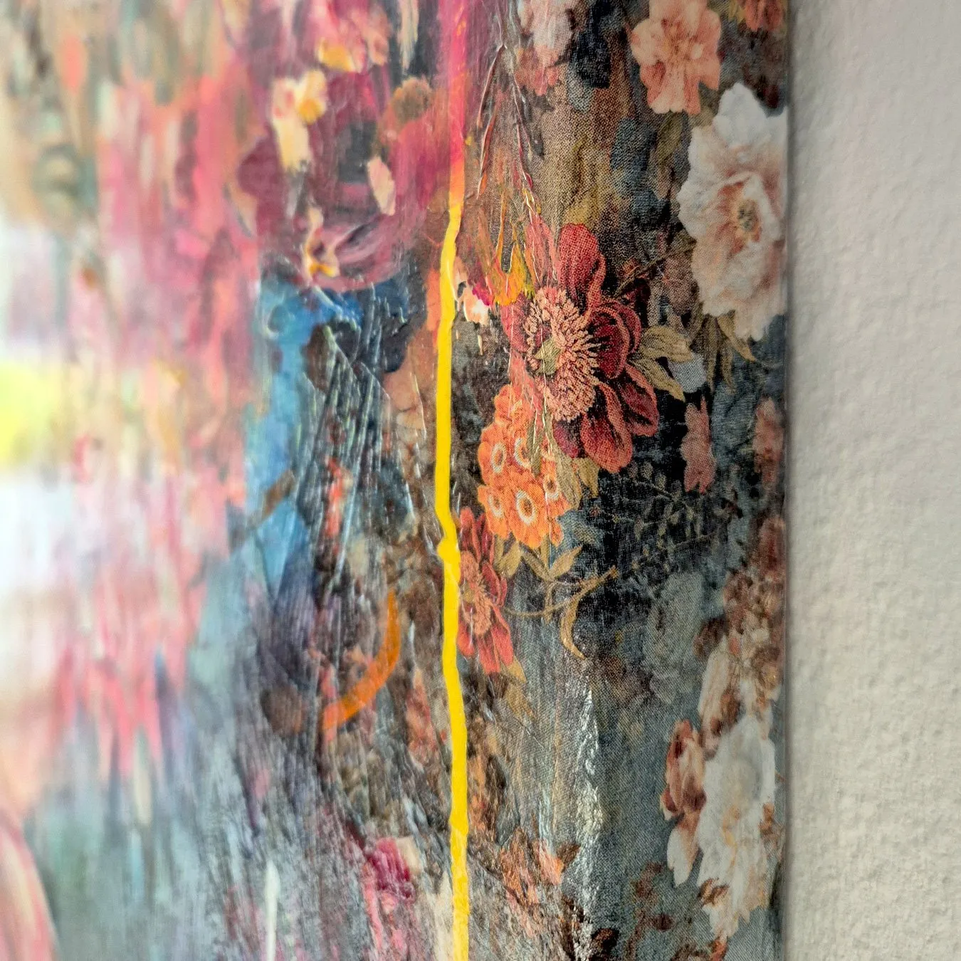 Detail 4cm Leinwandtiefe ausgestaltet