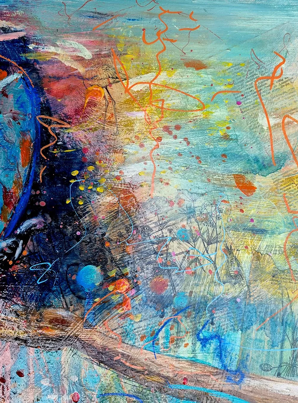 Ausschnitt Tiefgang Kunst Rike WolkeSieben